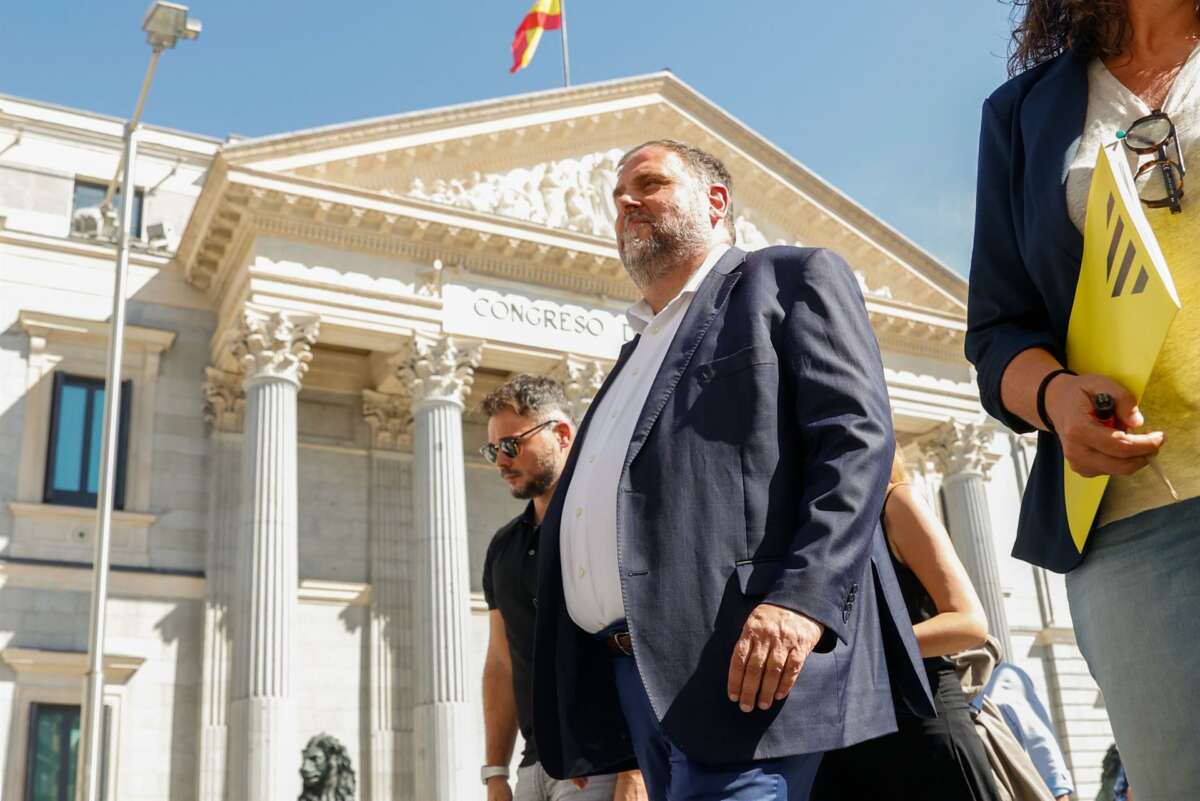 Oriol Junqueras, presidente de ERC. Foto EFE-Juan Carlos Hidalgo