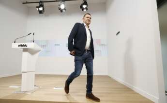 Otegi anuncia que no será candidato a jefe de gobierno vasco por EH Bildu. Foto EFE/Juan Herrero.