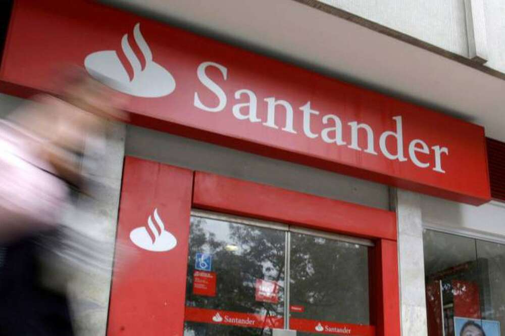 Una oficina de Banco Santander.