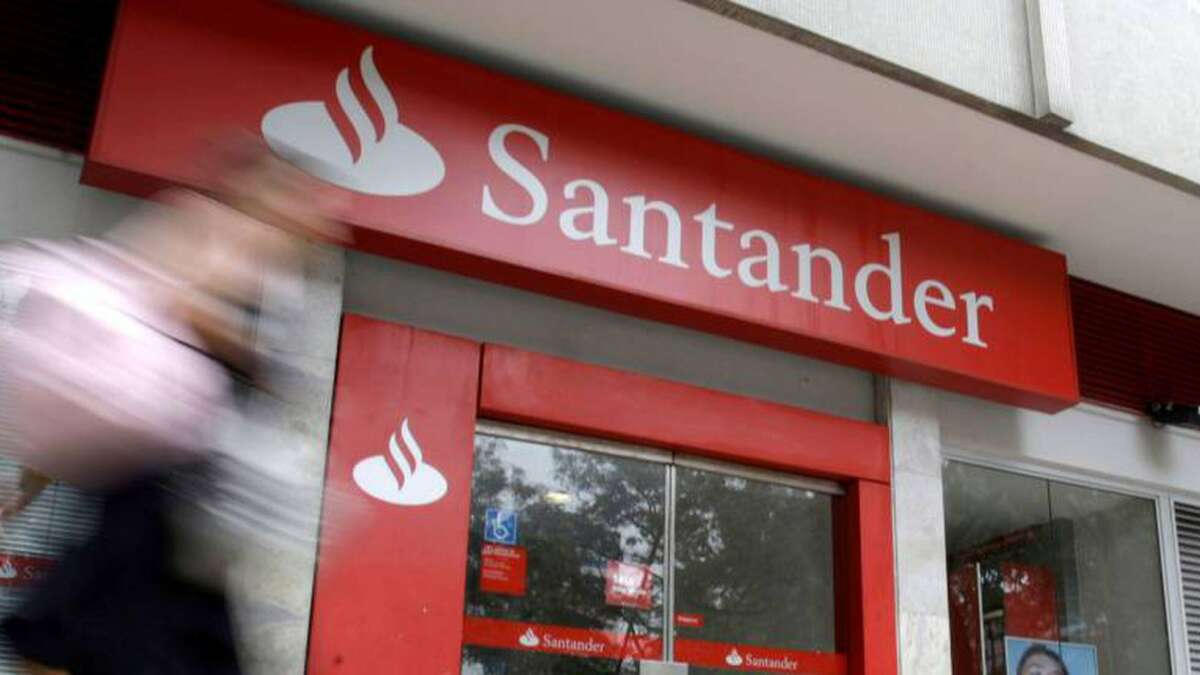 Una oficina de Banco Santander.