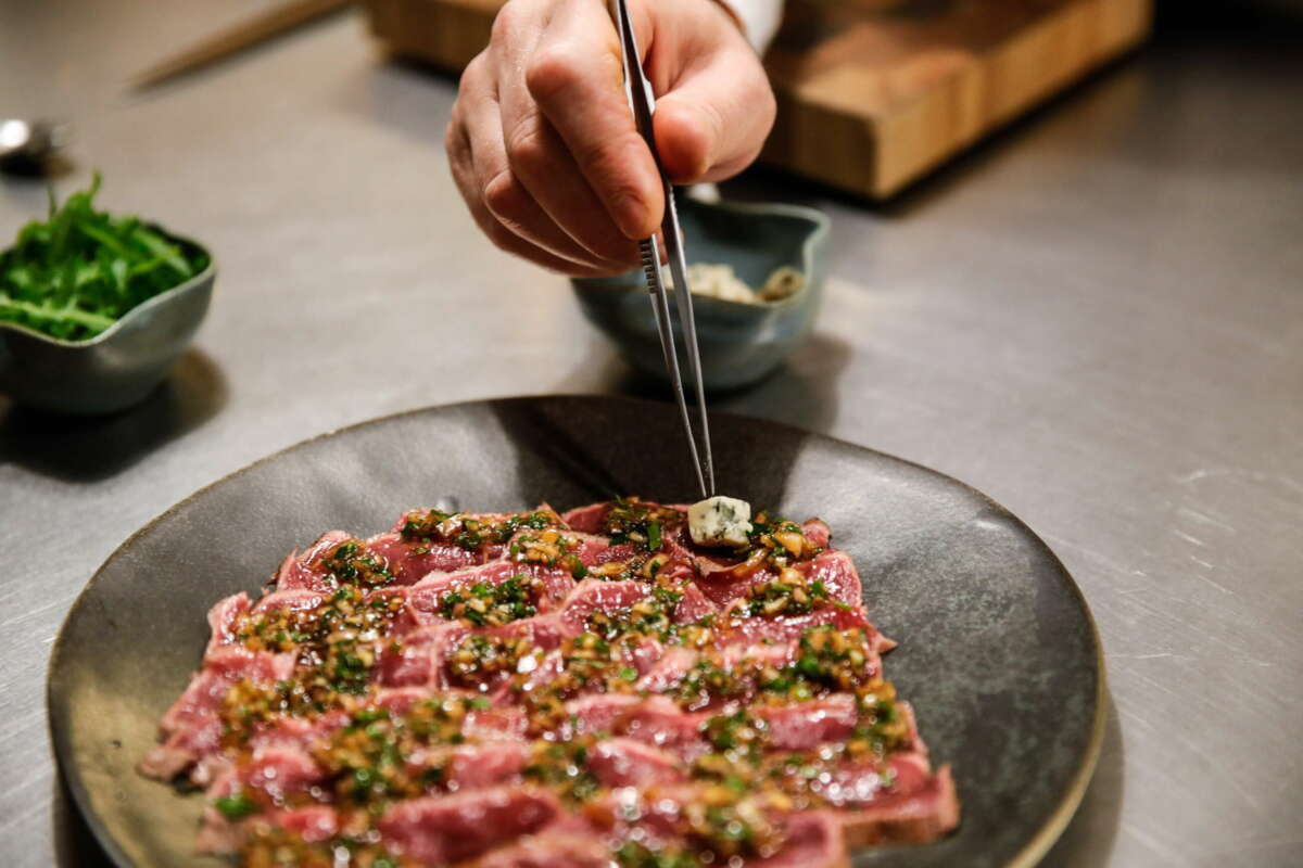 Carpaccio, plato de la cocina italiana