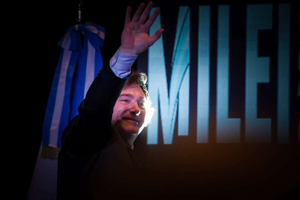 El presidente electo de Argentina, Javier Milei. EFE/ Juan Ignacio Roncoroni