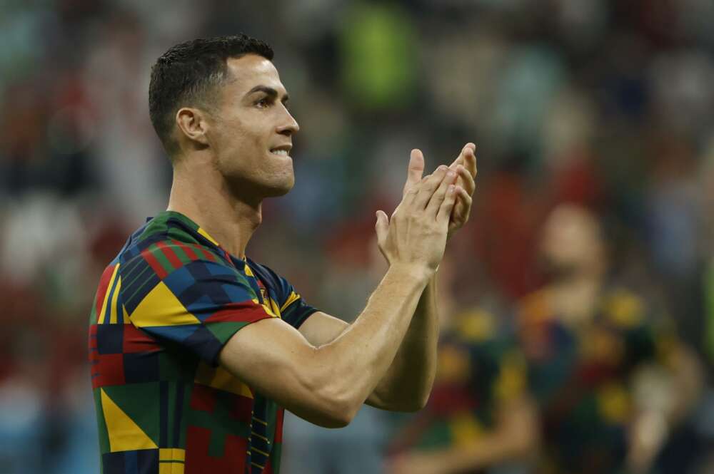 Cristiano Ronaldo en un partido con la Selección de Portugal