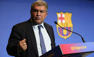 Joan Laporta, presidente del Barça