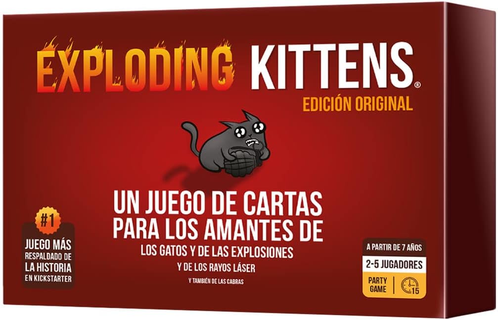 Juegos de mesa: Exploding Kittens de Asmodee