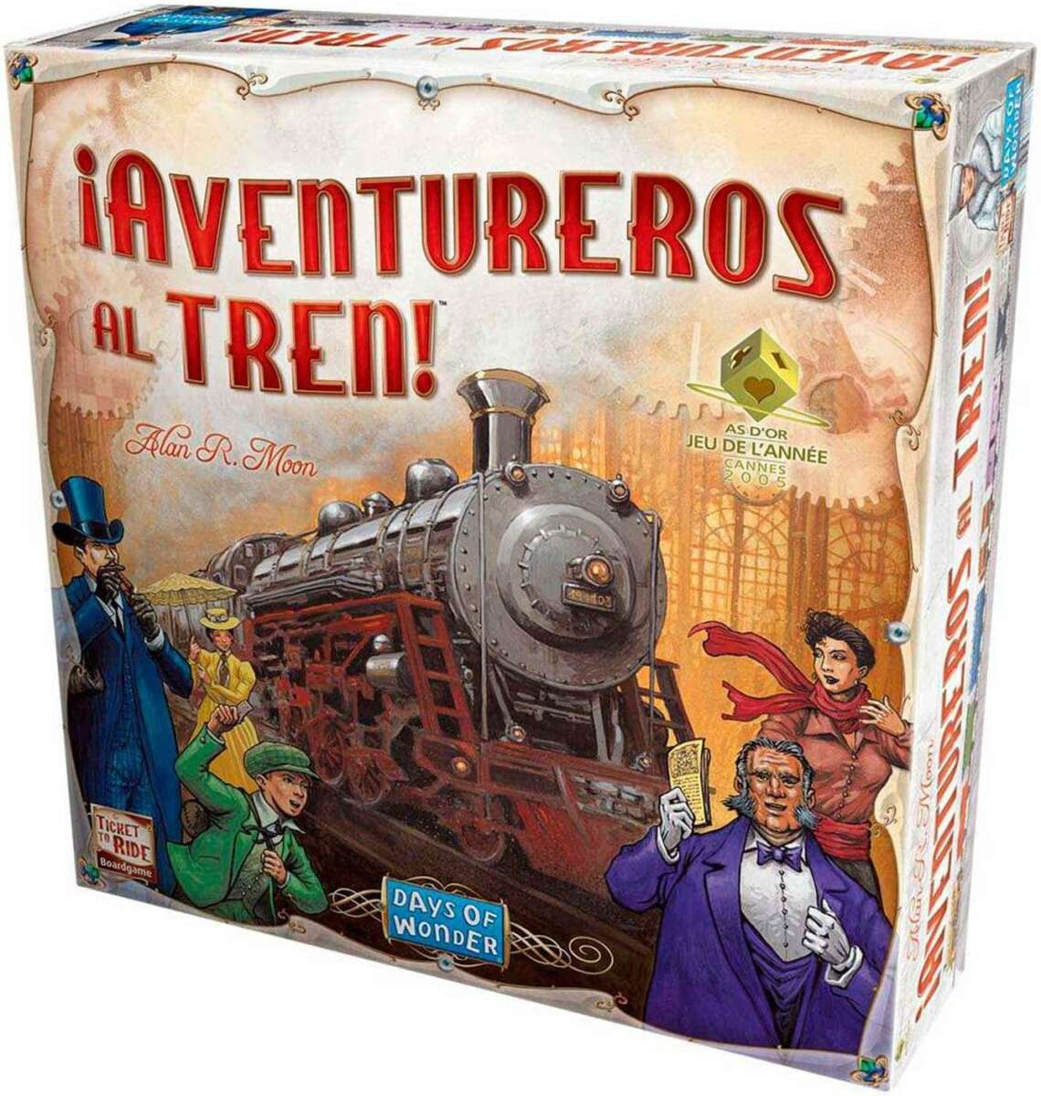 El juego de mesa ¡Aventureros al tren! de Asmodee. Foto: Amazon