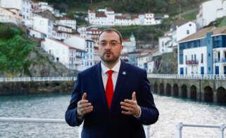 El presidente del Principado de Asturias, Adrián Barbón. Foto: EFE.