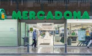 Entrada de una tienda de Mercadona