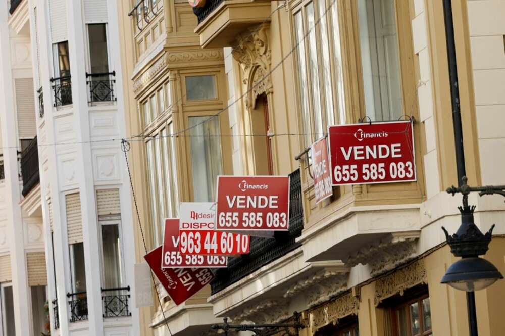 Detalle de un inmueble disponible para su compra, en una imagen de archivo. EFE/Biel Aliño Euríbor Hipoteca a tipo variable