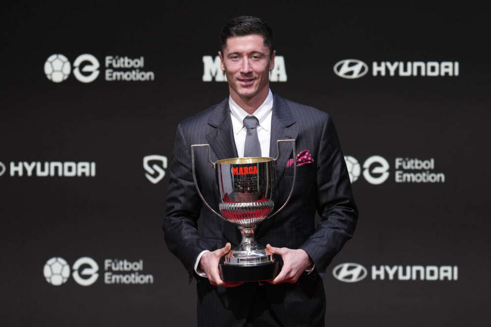 Robert Lewandowski, jugador del Barça