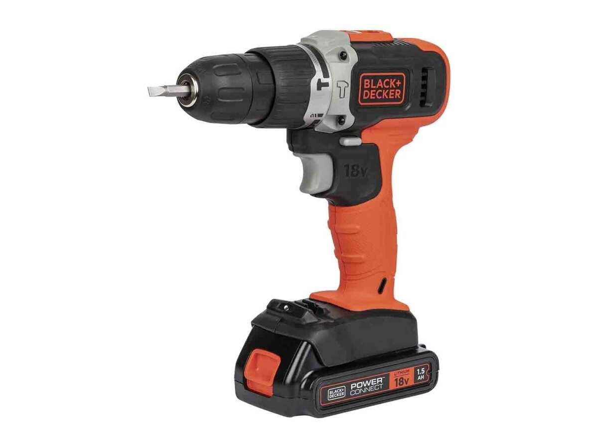 El taladro combinado inalámbrico de Black & Decker de la sección de taladros de Lidl