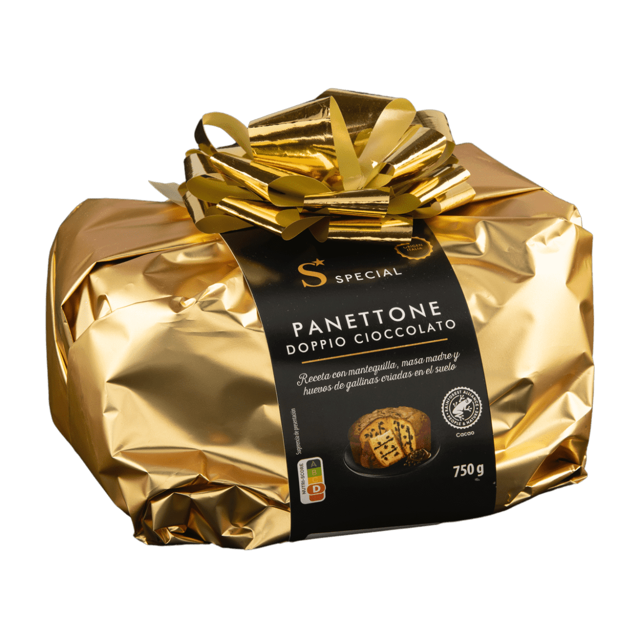 El panettone con chocolate de Aldi