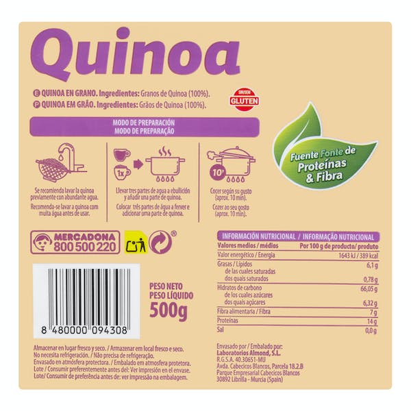 La quinoa de Mercadona