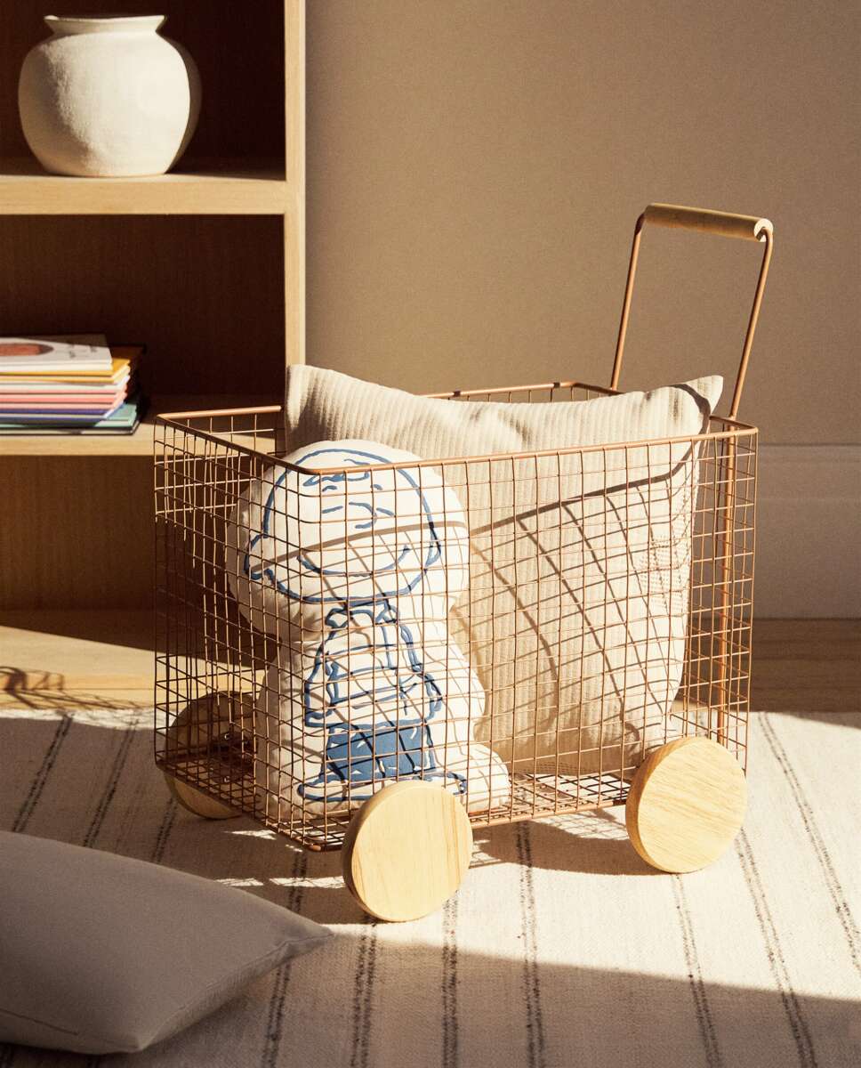 El carrito para ordenar la habitación de los niños en Zara Home