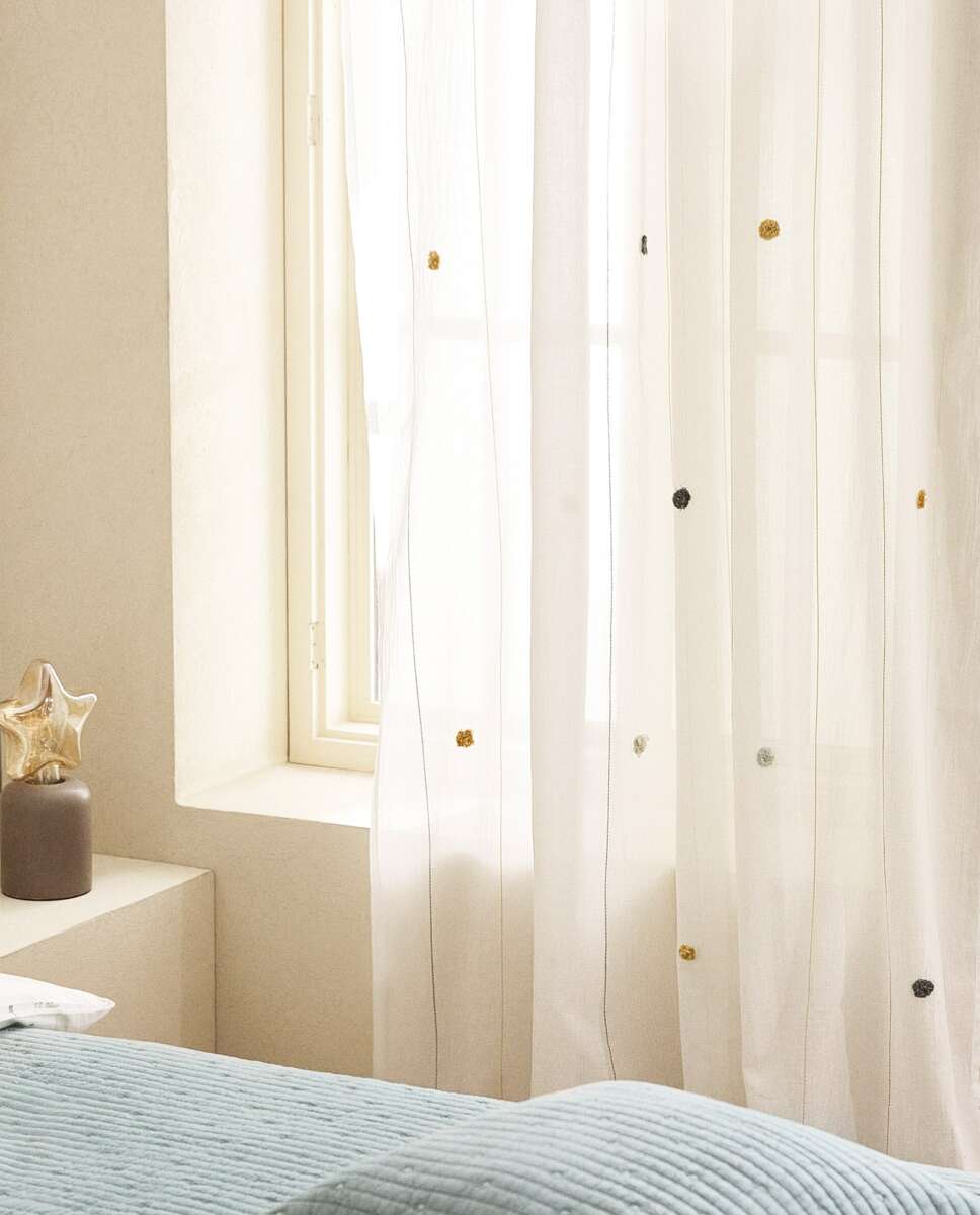 Las cortinas de Zara Home con pompones