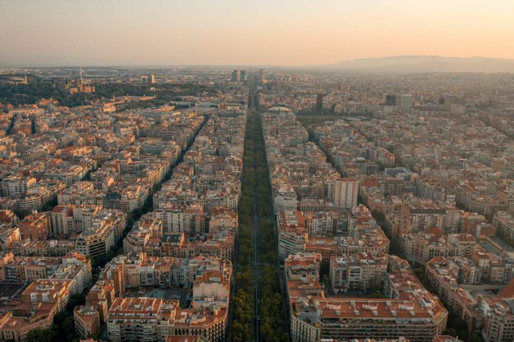 Barcelona al atardecer