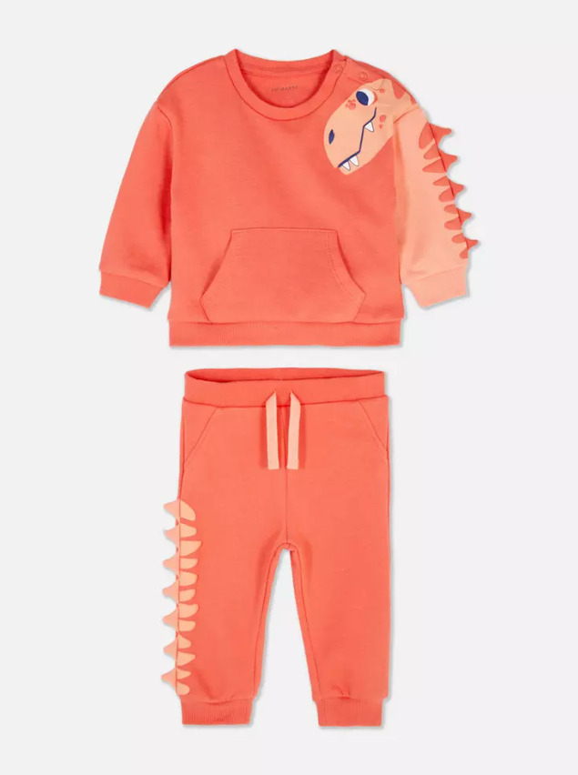 El set de sudadera y joggers con dinosaurios de ropa de bebé de Primark
