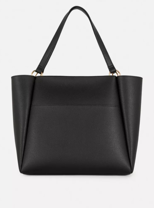 El bolso shopper de PU de Primark en color negro