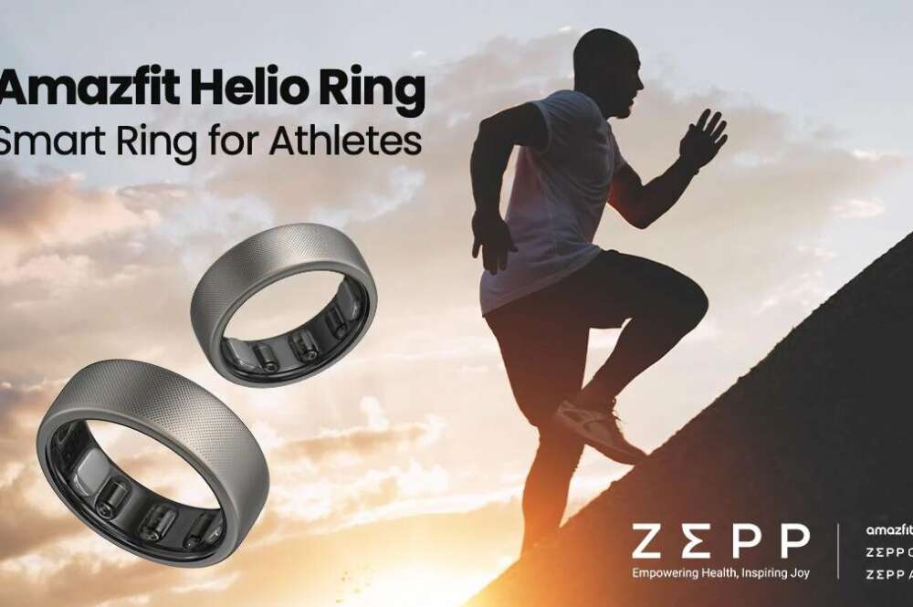El anillo inteligente Amazfit Helio Ring. Foto: amazfit.com