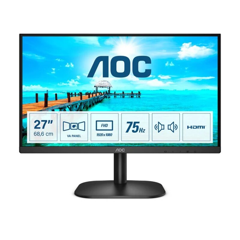 El monitor AOC 27B2AM.