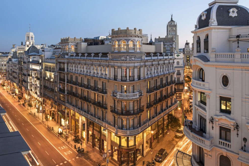 Un hotel en Madrid.