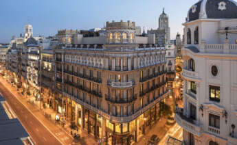 Un hotel en Madrid.