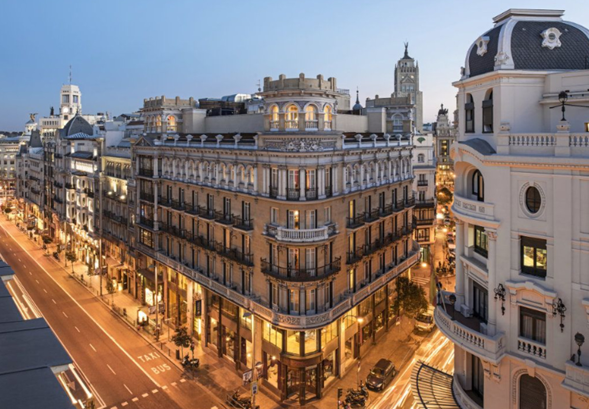 Un hotel en Madrid.
