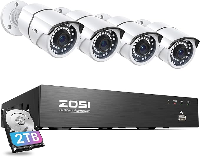 El kit de cámaras de vigilancia ZOSI.