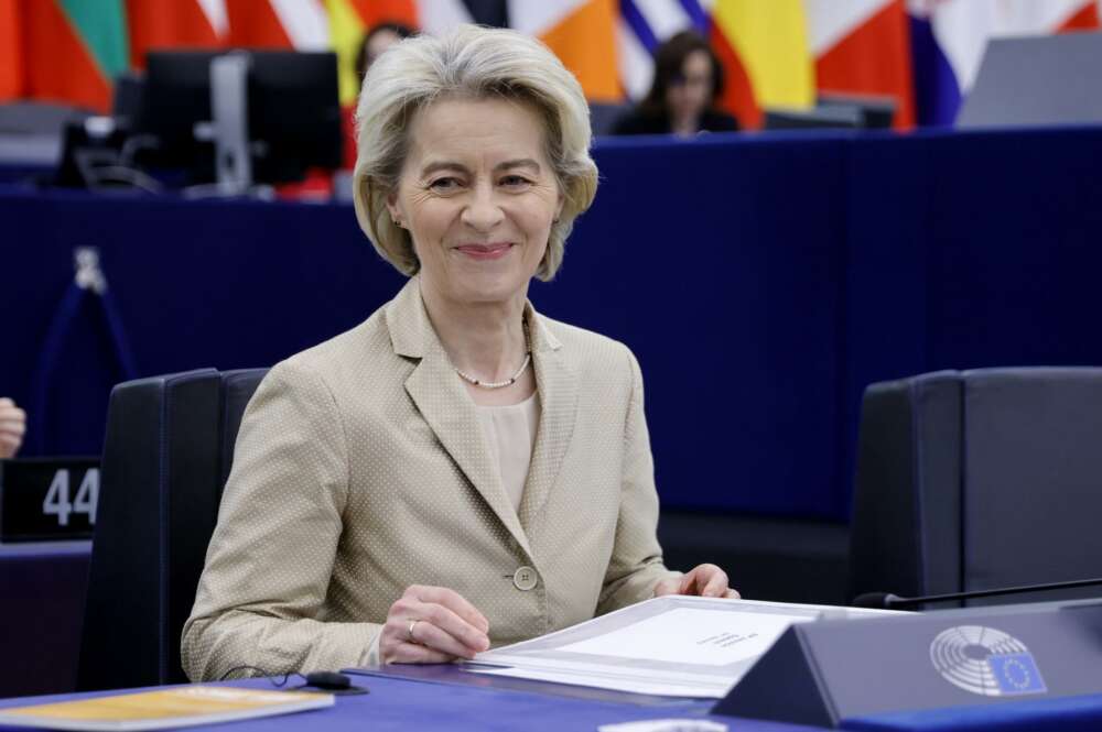 La presidenta de la Comisión Europea, Ursula von der Leyen. EFE/EPA/RONALD WITTEK