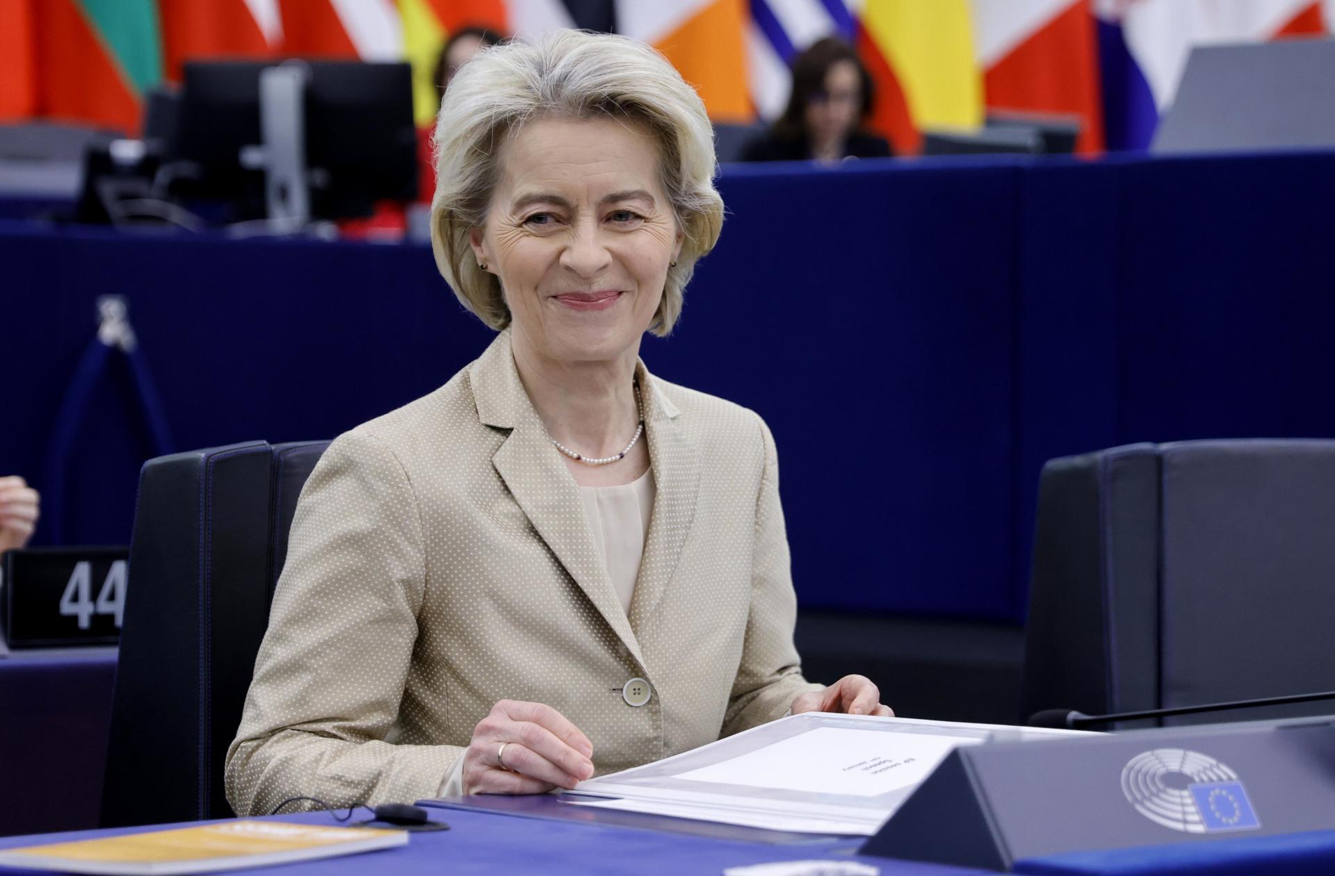 La presidenta de la Comisión Europea, Ursula von der Leyen. EFE/EPA/RONALD WITTEK
