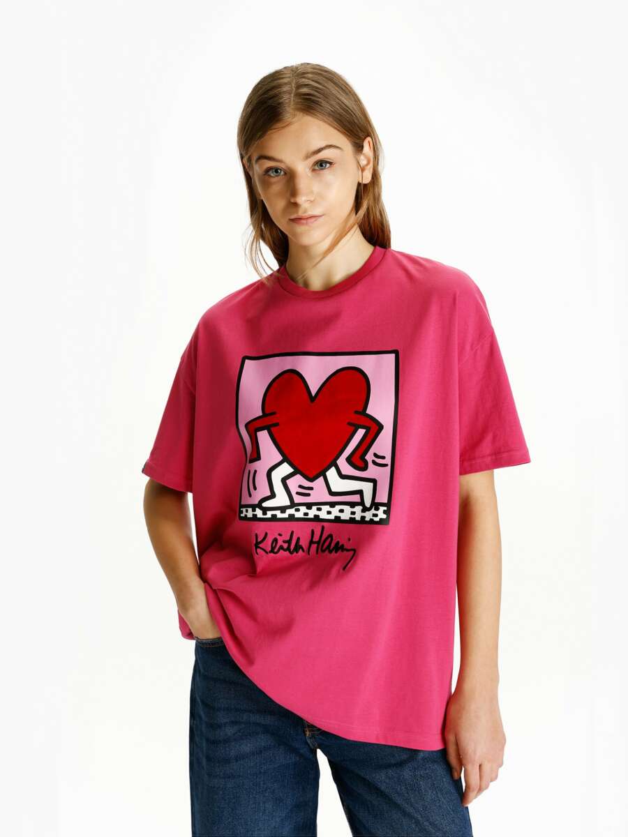 La camiseta corazón Keith Haring de Lefties