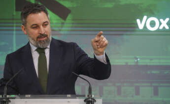 El líder de Vox, Santiago Abascal. EFE/ Gema García