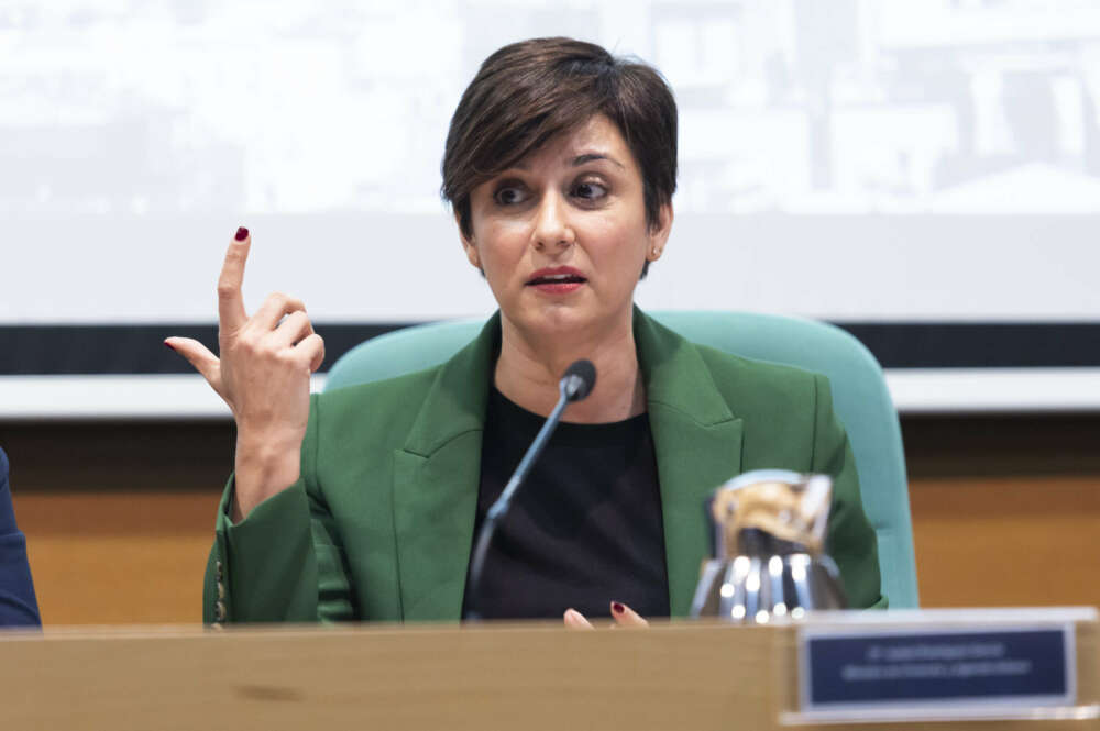 La ministra de Vivienda y Agenda Urbana, Isabel Rodríguez. EFE/Carlos Díaz.