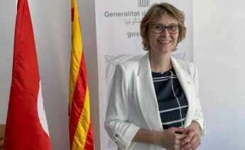 TÚNEZ , 08/06/2023.- La consejera catalana de Acción Exterior y Unión Europea, Meritxell Serret i Aleu, en la delegación exterior para el Norte de África de Cataluña, que inauguró hoy en Túnez. Serret i Aleu, defendió hoy en Túnez la creación de la macrorregión mediterránea como marco asociativo en ambas riveras que permita abordar conjuntamente retos socioeconómicos y medioambientales. EFE/ Laura Fernández Palomo Gracias