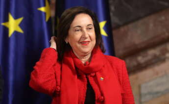 La ministra de Defensa, Margarita Robles. Foto: EFE/EPA/OLIVIER HOSLET