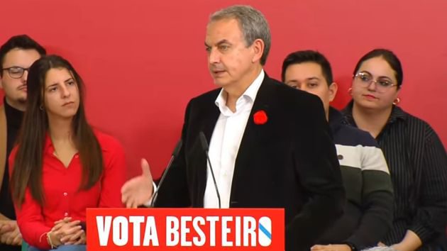 Zapatero en acto en Vigo | Foto del PSOE