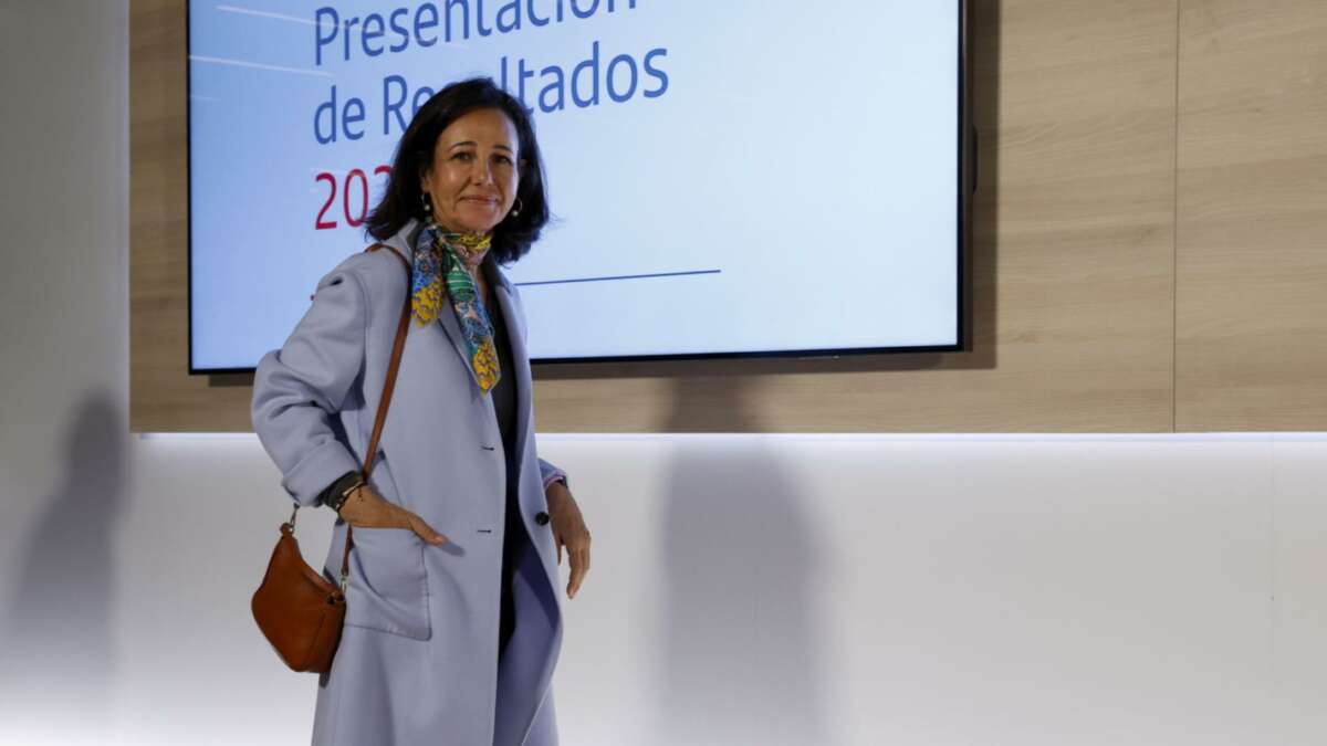 Ana Botín, presidenta de Banco Santander. EFE