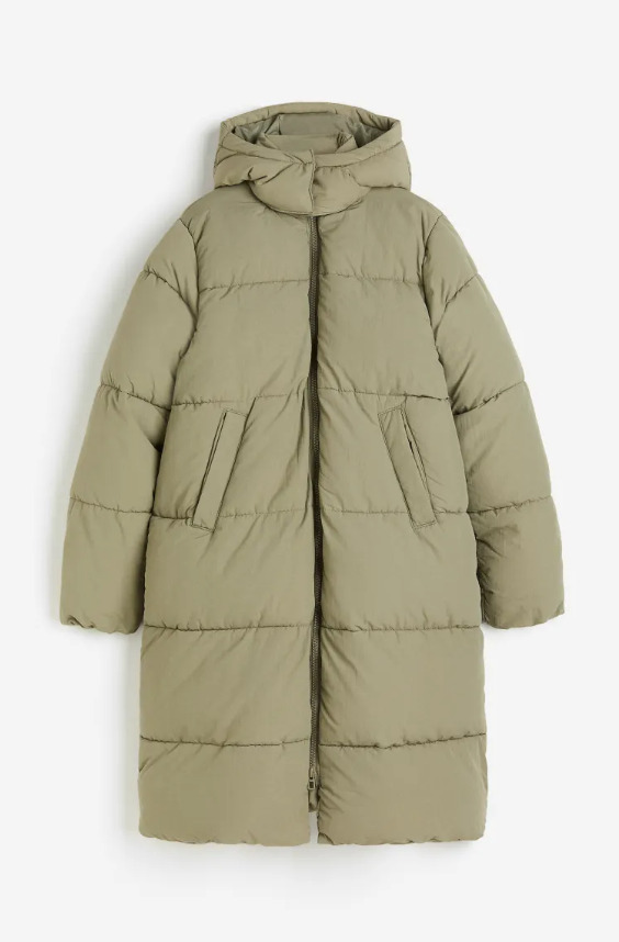 El abrigo puffy largo de H&M