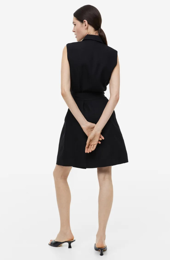 El vestido blazer de H&M en color negro