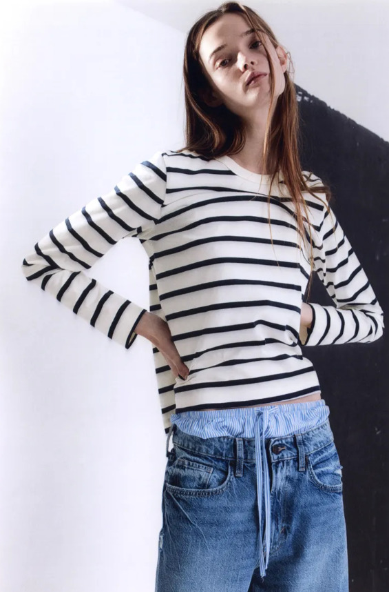 La camiseta en punto de algodón de H&M