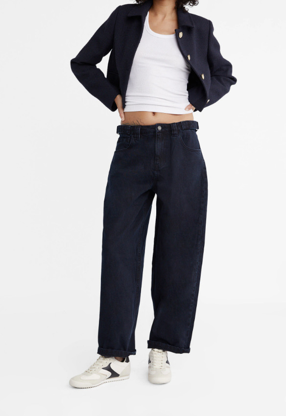 Los jeans balloon ajustables de Stradivarius