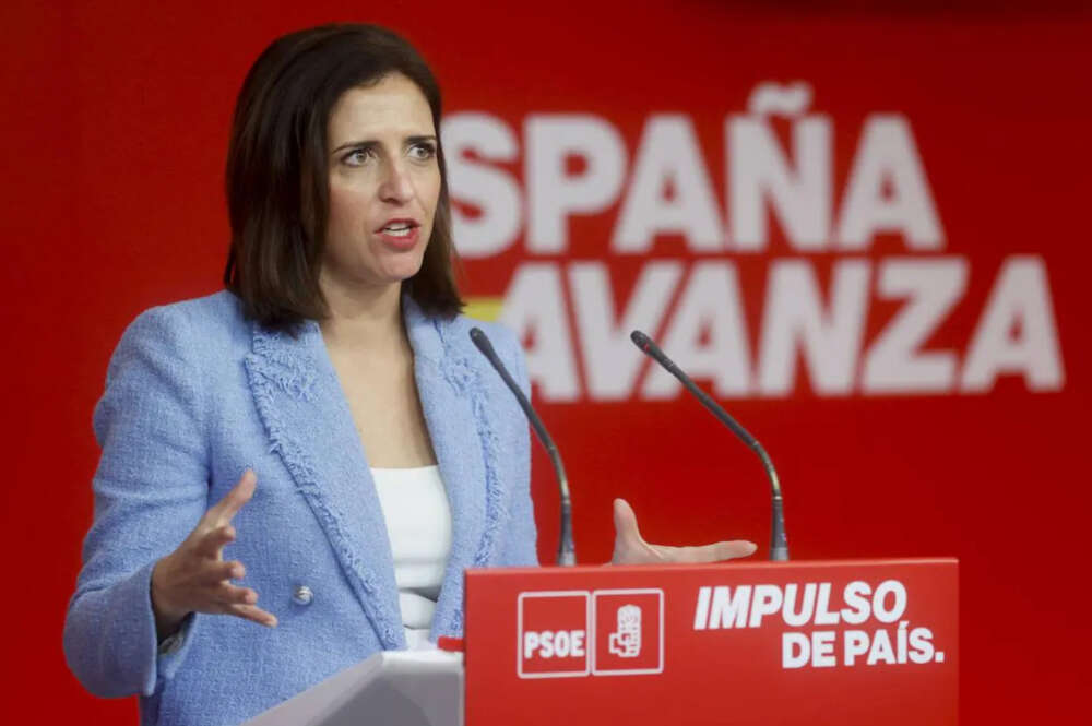 La portavoz federal del PSOE, Esther Peña. Foto: EFE.