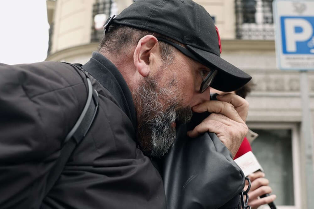 Koldo García, exasesor del exministro socialista José Luis Ábalos, a la salida de la Audiencia Nacional. EFE/Sergio Pérez