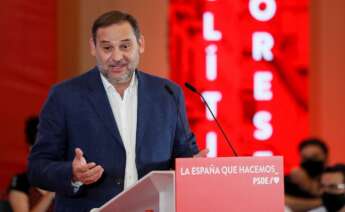 José Luis Ábalos cuando era ministro de Transportes y secretario de Organización del PSOE. Foto EFE