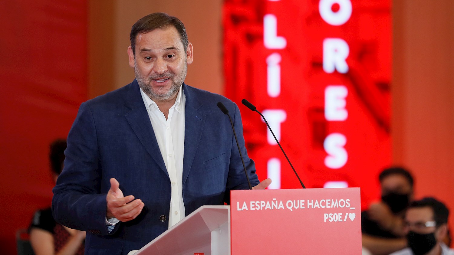 José Luis Ábalos cuando era ministro de Transportes y secretario de Organización del PSOE. Foto EFE