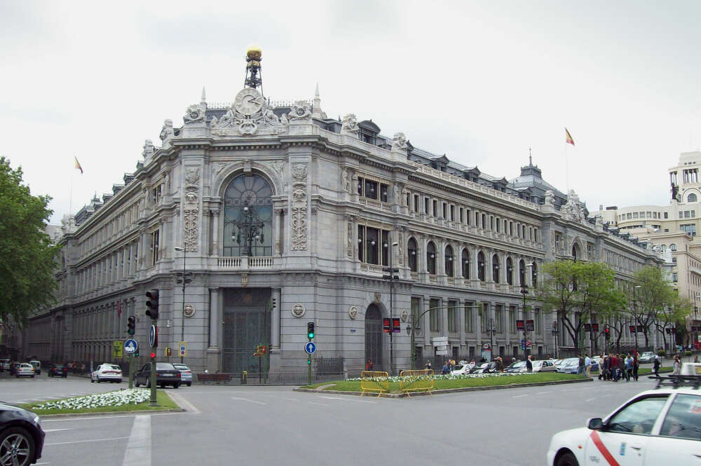 Sede del Banco de España. Foto: Wikipedia.