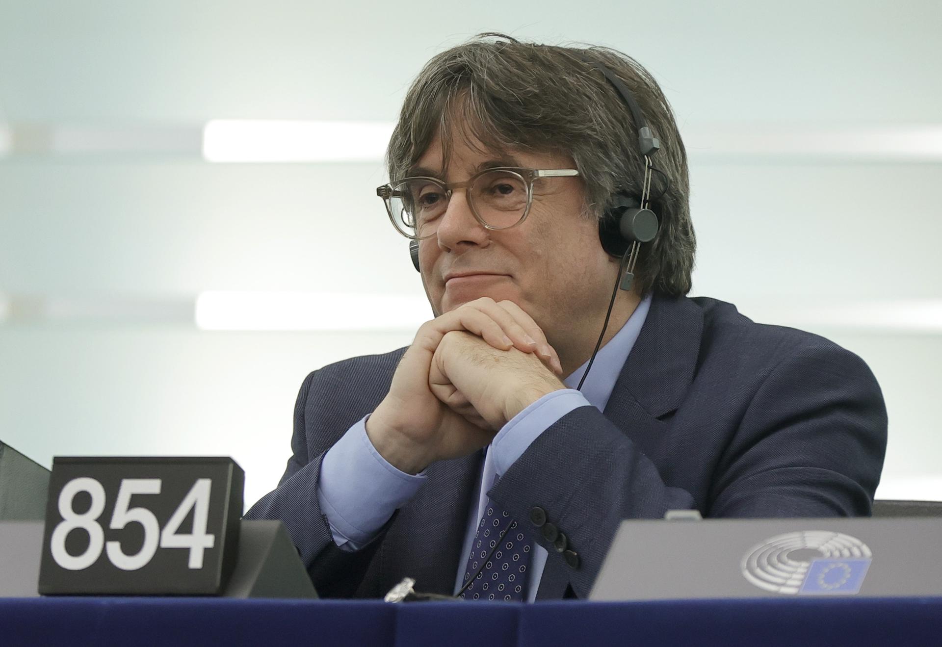 El expresidente catalán Carles Puigdemont. EFE/EPA/RONALD WITTEK