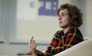 La portavoz del PP en el Parlamento Europeo, Dolors Montserrat. Foto: EFE.