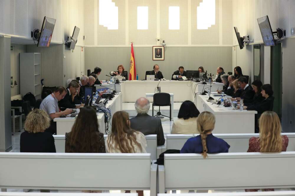 Un juicio en la Audiencia Nacional de Madrid. EFE/ Zipi Aragón / POOL