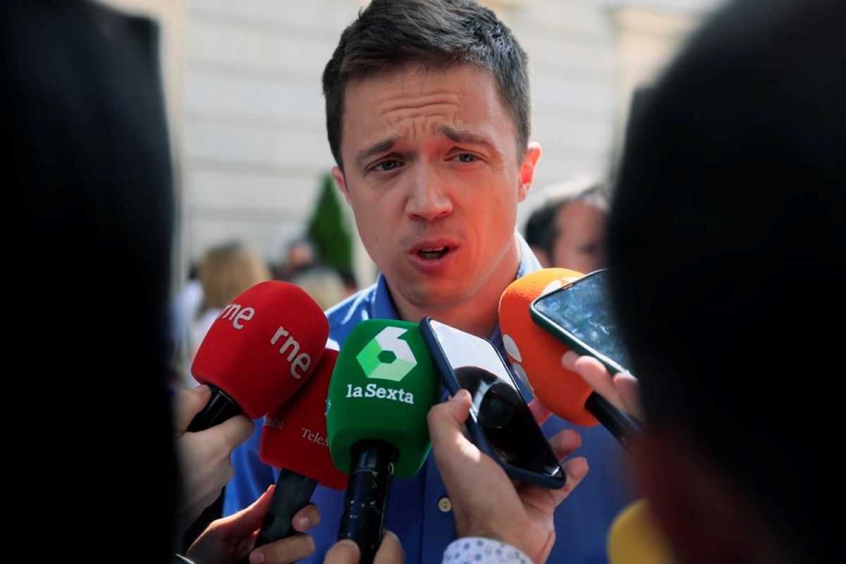 El líder de Más País, Íñigo Errejón, en una imagen de archivo. EFE/Fernando Alvarado